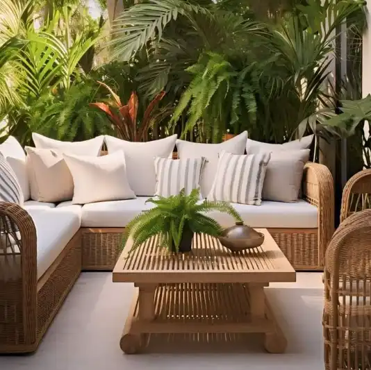 Modern outdoor furniture for patio